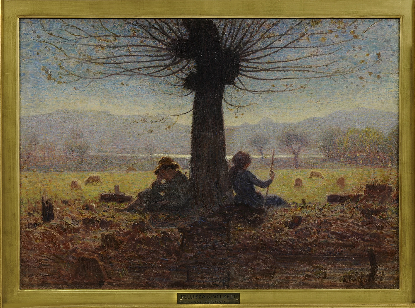I due pastori nel prato di Mongini - Galleria d’Arte Moderna, Torino